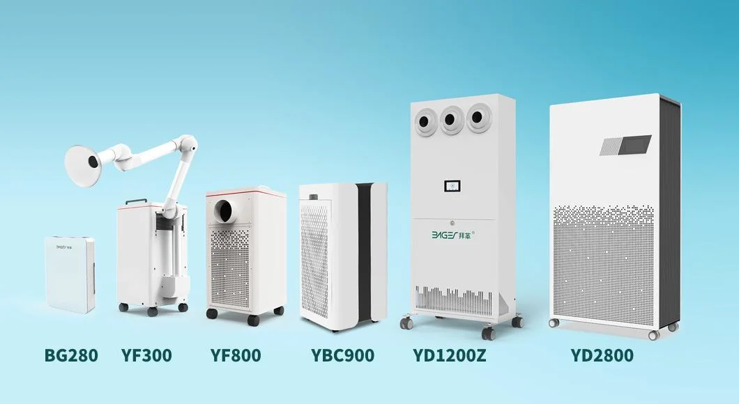 China Factory CE Home Office Hospital Removal Pm2.5 Vocs Digital Display H13 H14 HEPA Medical Grade UVC Air Cleaner Purifier Purification Sanitizer Sterilizer