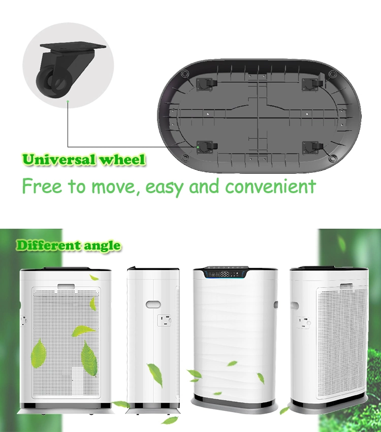 Large Home 600 Cadr Floor Standing Air Purifier UVC Sterilizer