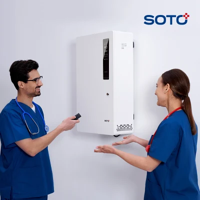 Soto-Bk90 Salle de réunion la plus vendue90m³ Fixation murale Cadr élevé Anti-virus et bactéries99,9 % Lampe UVC Stérilisation au plasma Stérilisateur d'air