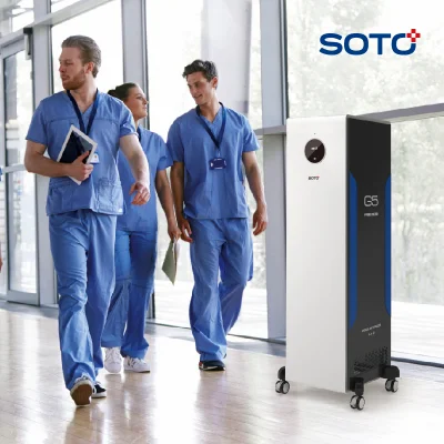 Soto-G5 Technologie de purification UV Lager Volume Plasma HEPA Carbon Purificateur d'air UVC de haute qualité